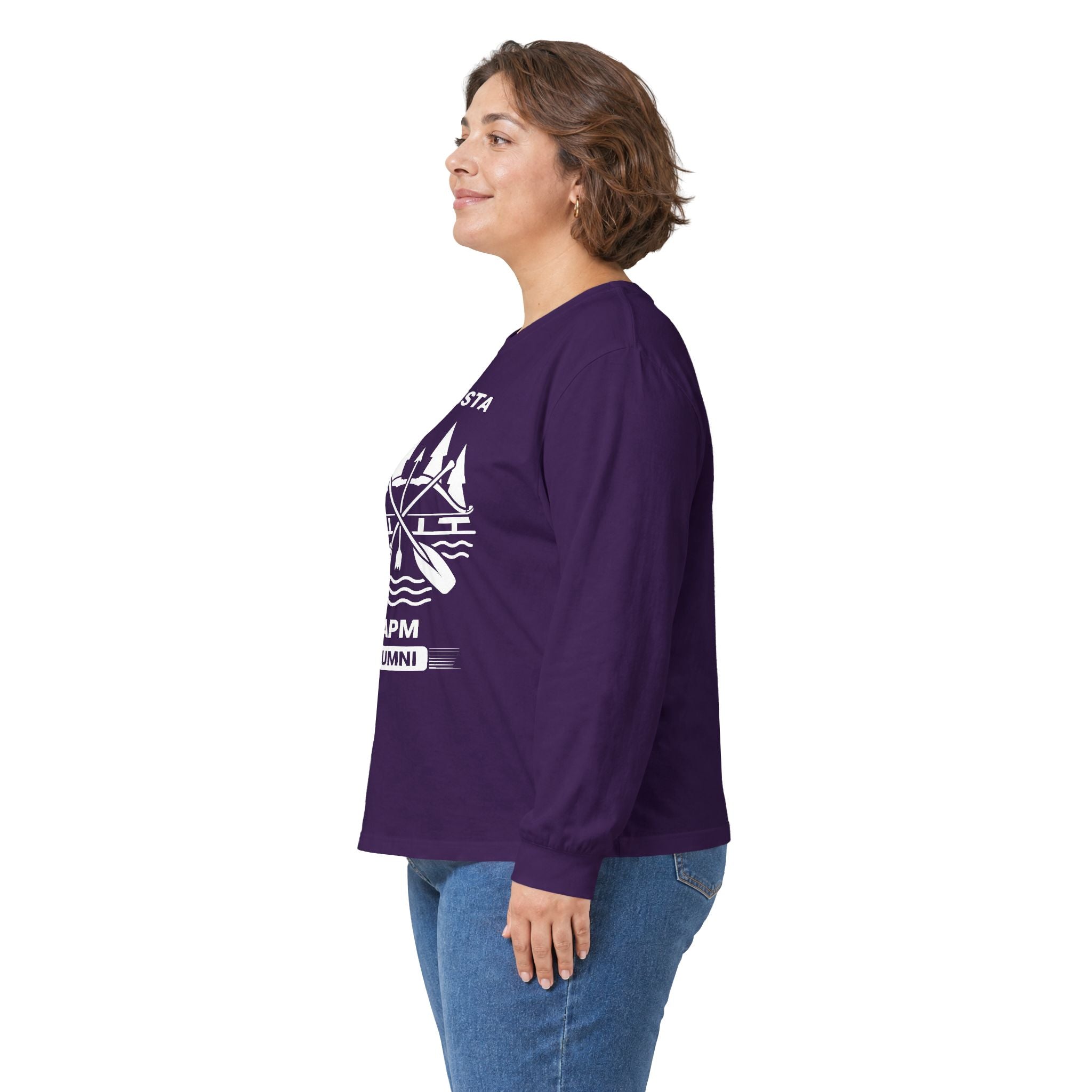 Augusta Scenic Long Sleeve Tee — Vintage Mountain Road Graphic