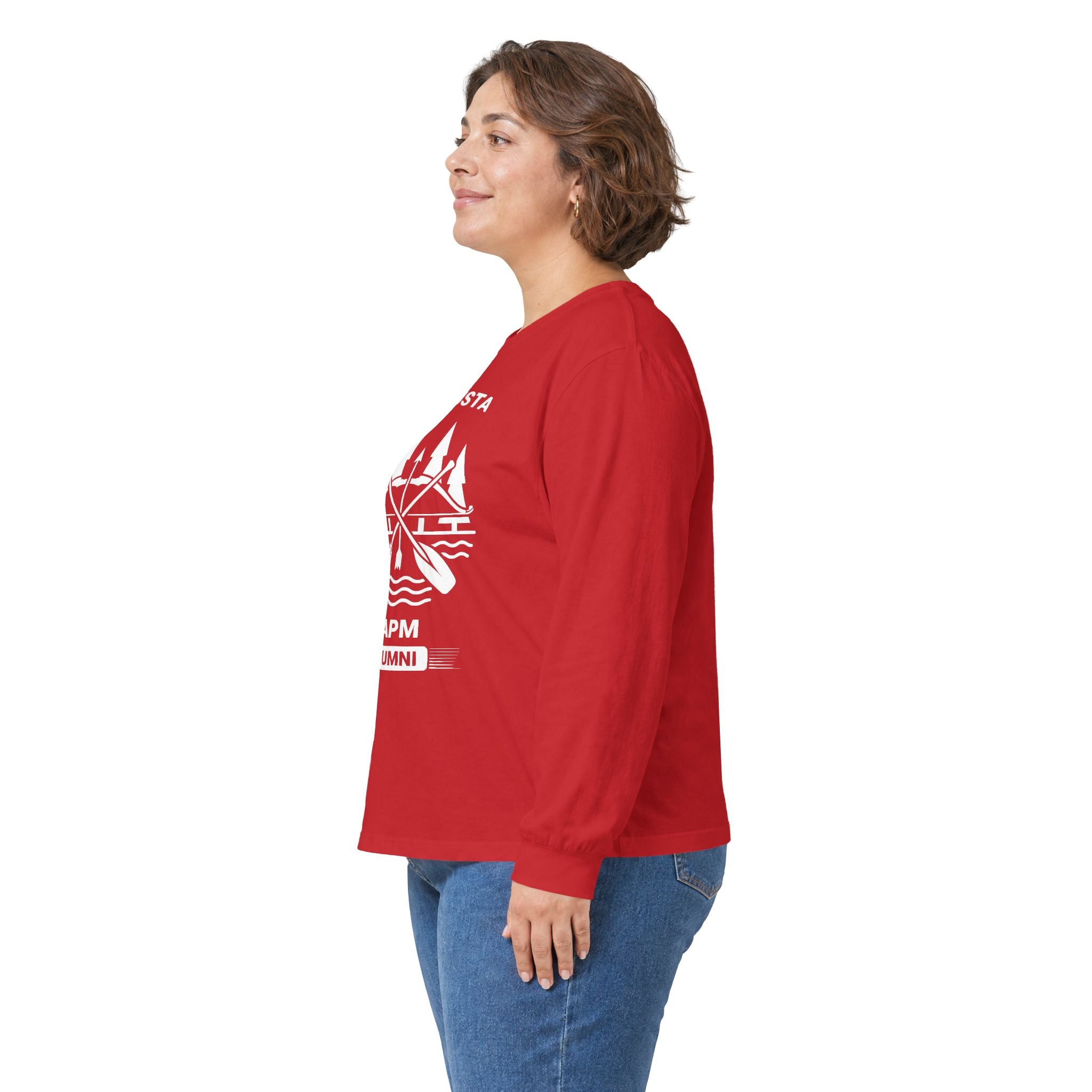 Augusta Scenic Long Sleeve Tee — Vintage Mountain Road Graphic
