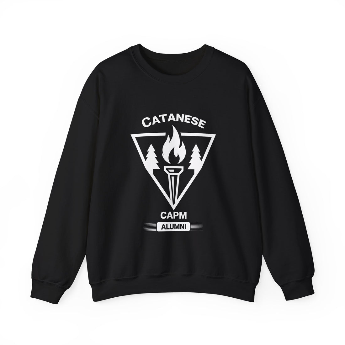 Crewneck Sweatshirt — Minimal White Classic Solid Pullover