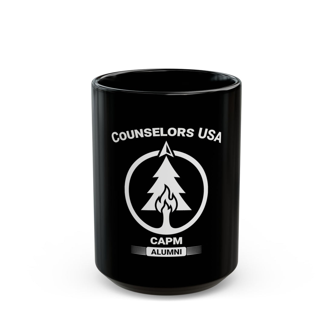 Counselors USA CAPM Alumni Black Coffee Mug — 11oz/15oz
