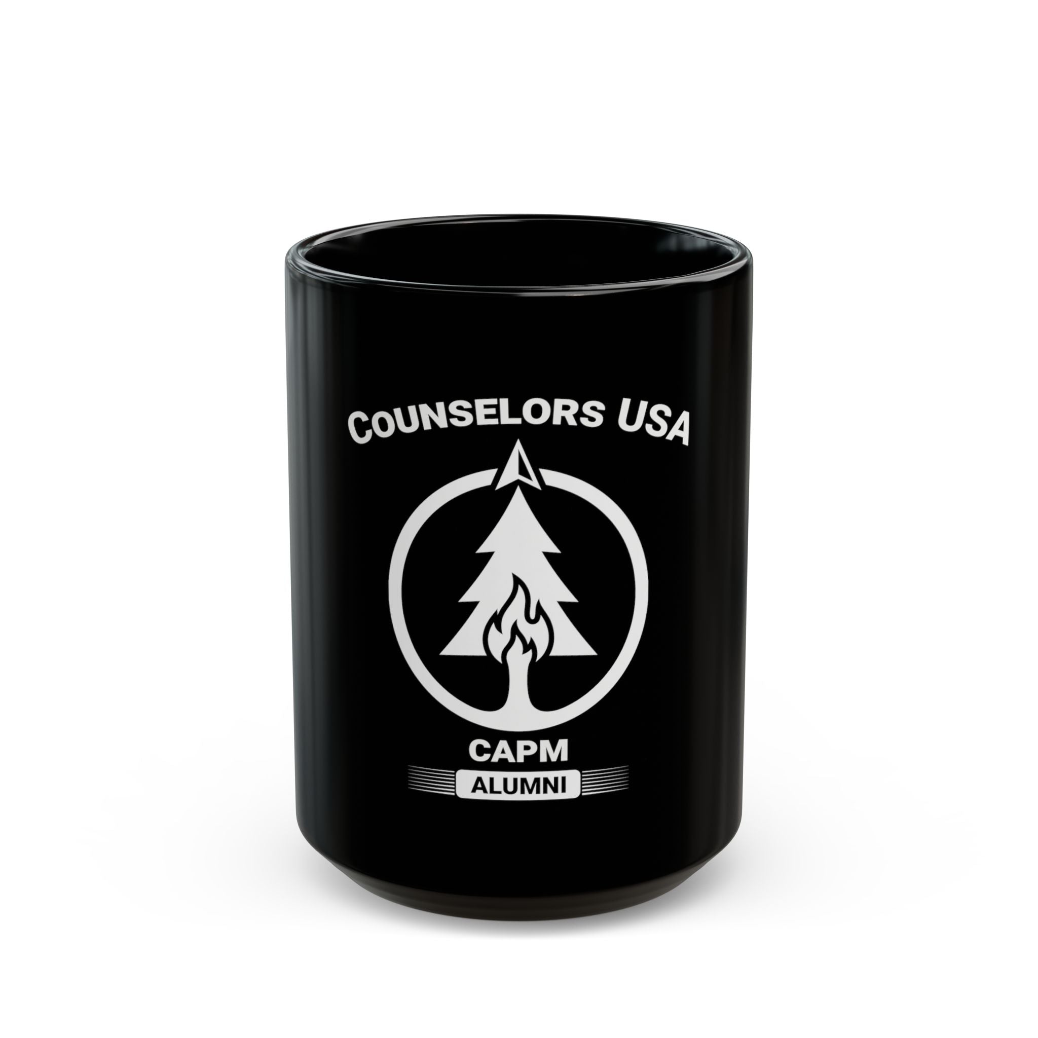 Counselors USA CAPM Alumni Black Coffee Mug — 11oz/15oz