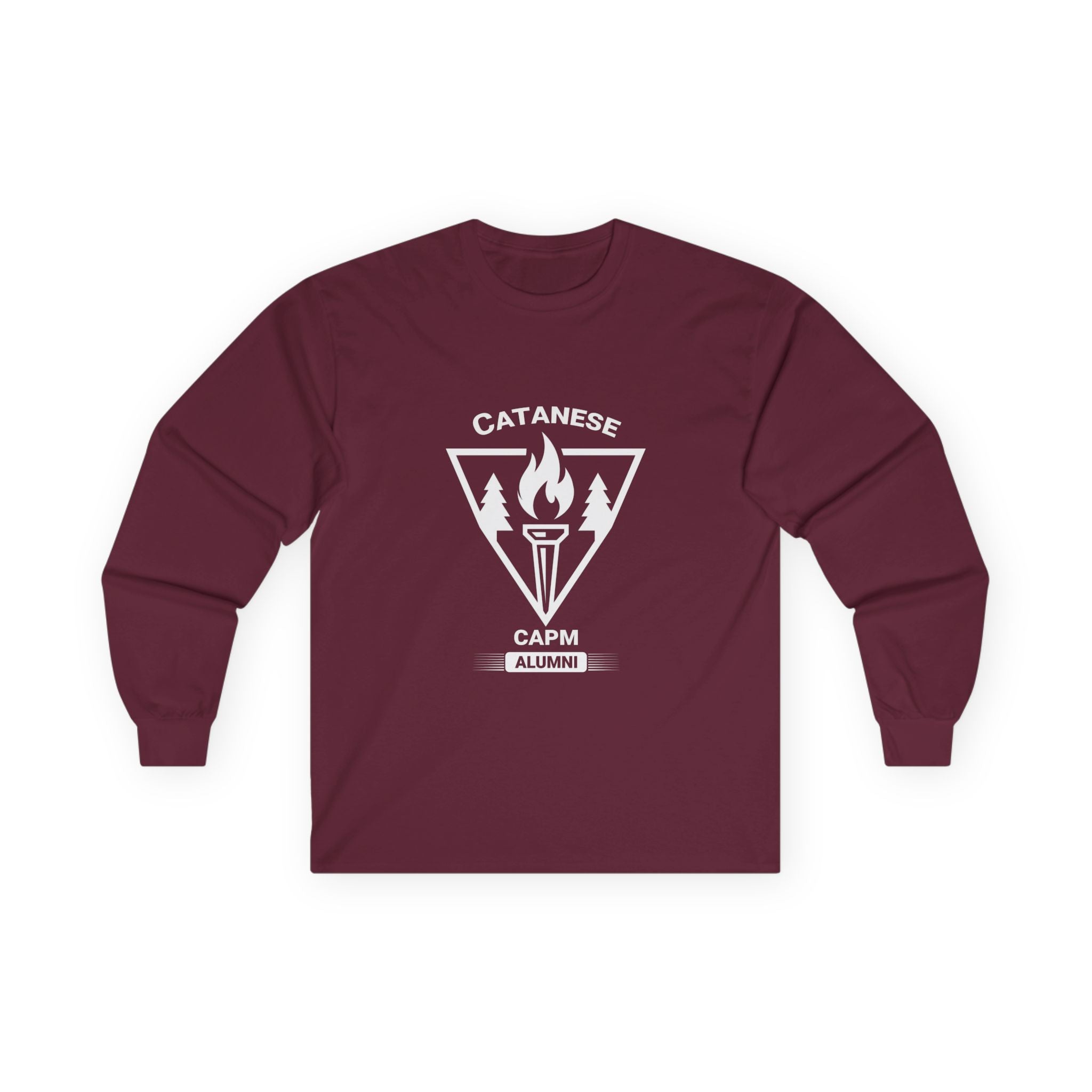 Campfire Triangle Fire Logo Long Sleeve Tee