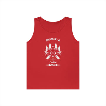 Tank Top — Minimal Outdoor Badge Design (Augusta Camp Vintage Emblem)