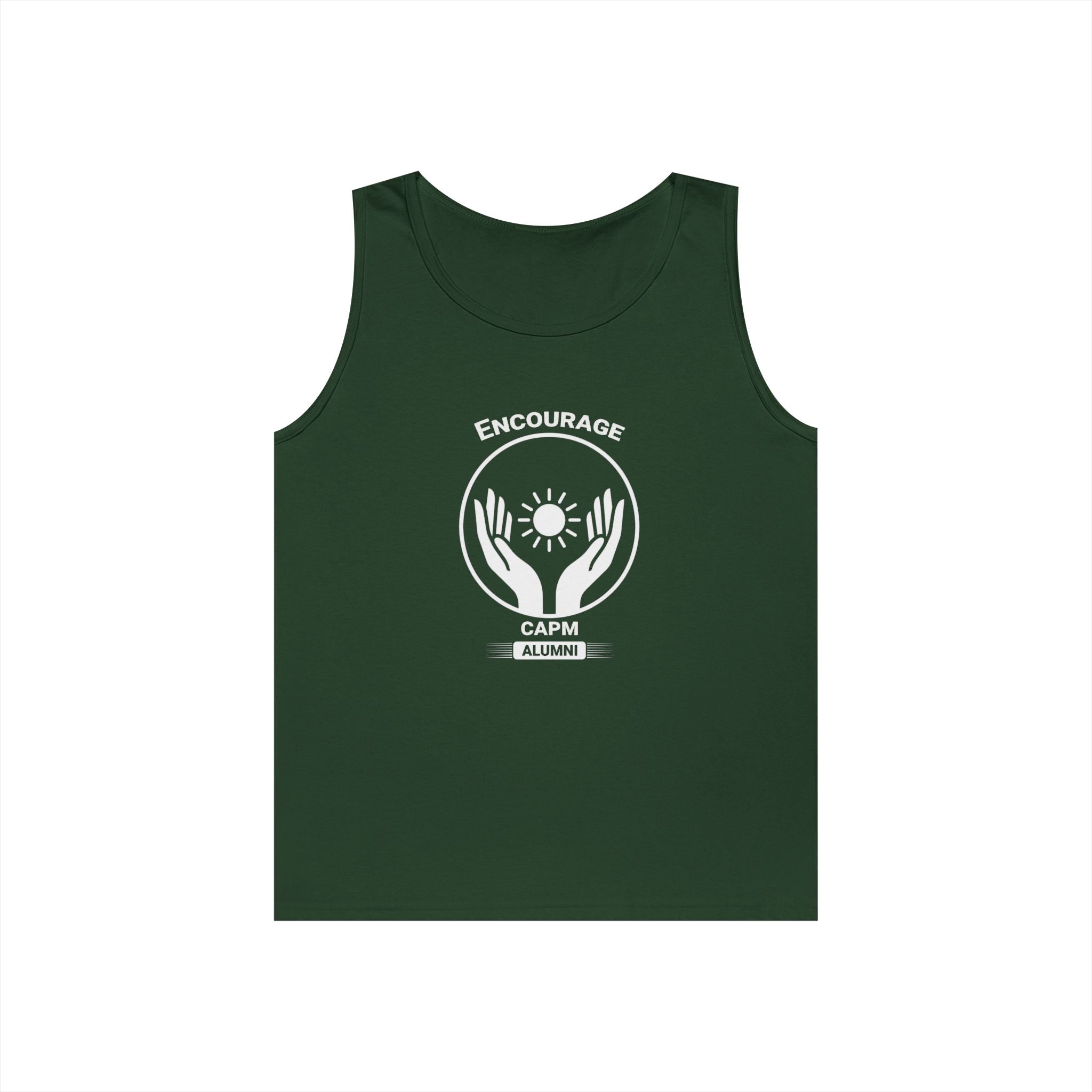 Spiritual Sunflower Hands Tank Top – Mindfulness Yoga Crop Tee