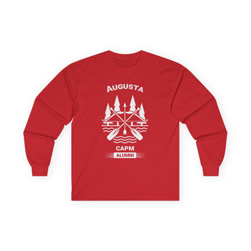 Augusta Scenic Long Sleeve Tee — Vintage Mountain Road Graphic