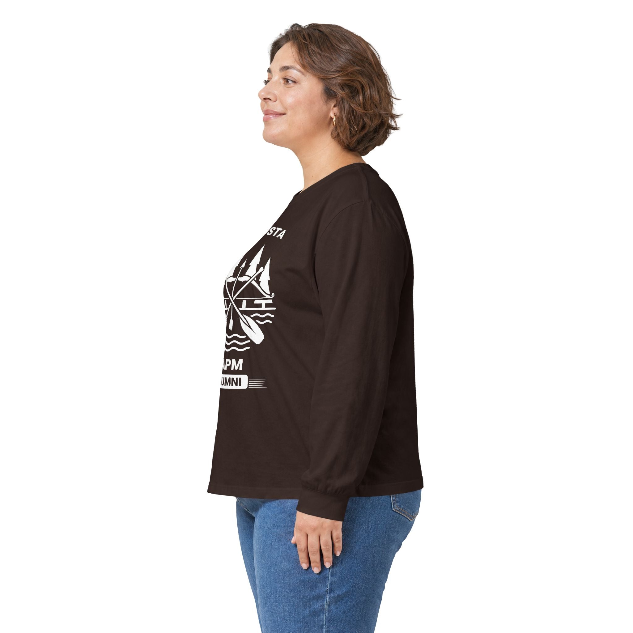 Augusta Scenic Long Sleeve Tee — Vintage Mountain Road Graphic