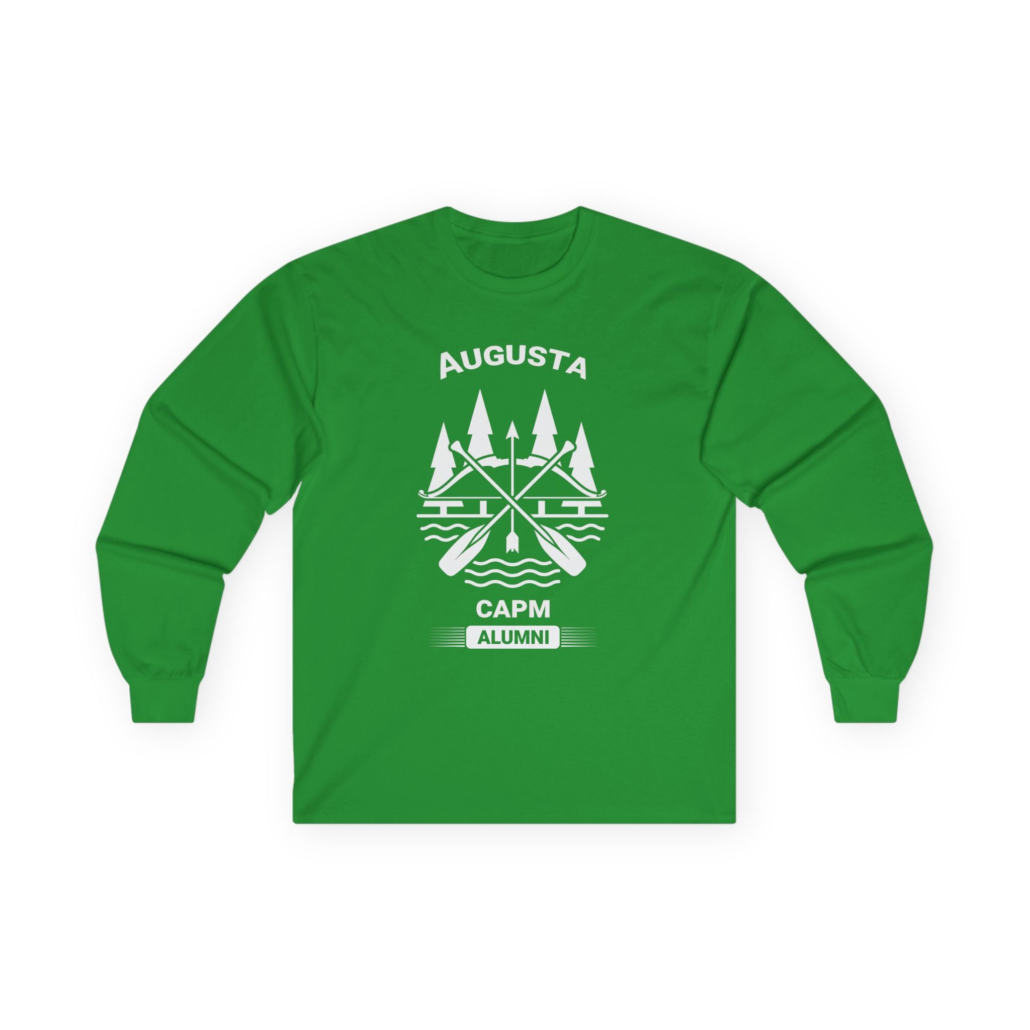 Augusta Scenic Long Sleeve Tee — Vintage Mountain Road Graphic