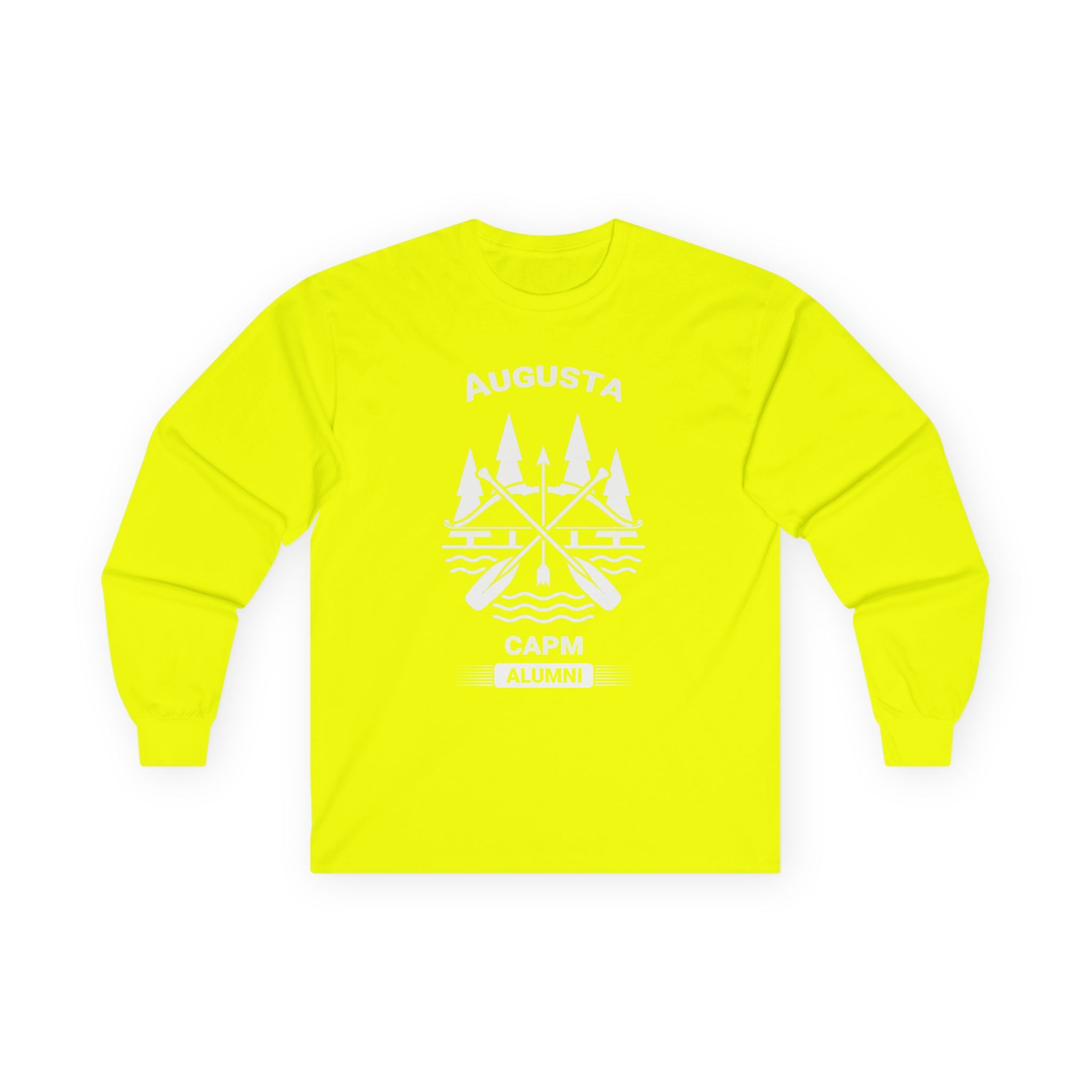 Augusta Scenic Long Sleeve Tee — Vintage Mountain Road Graphic
