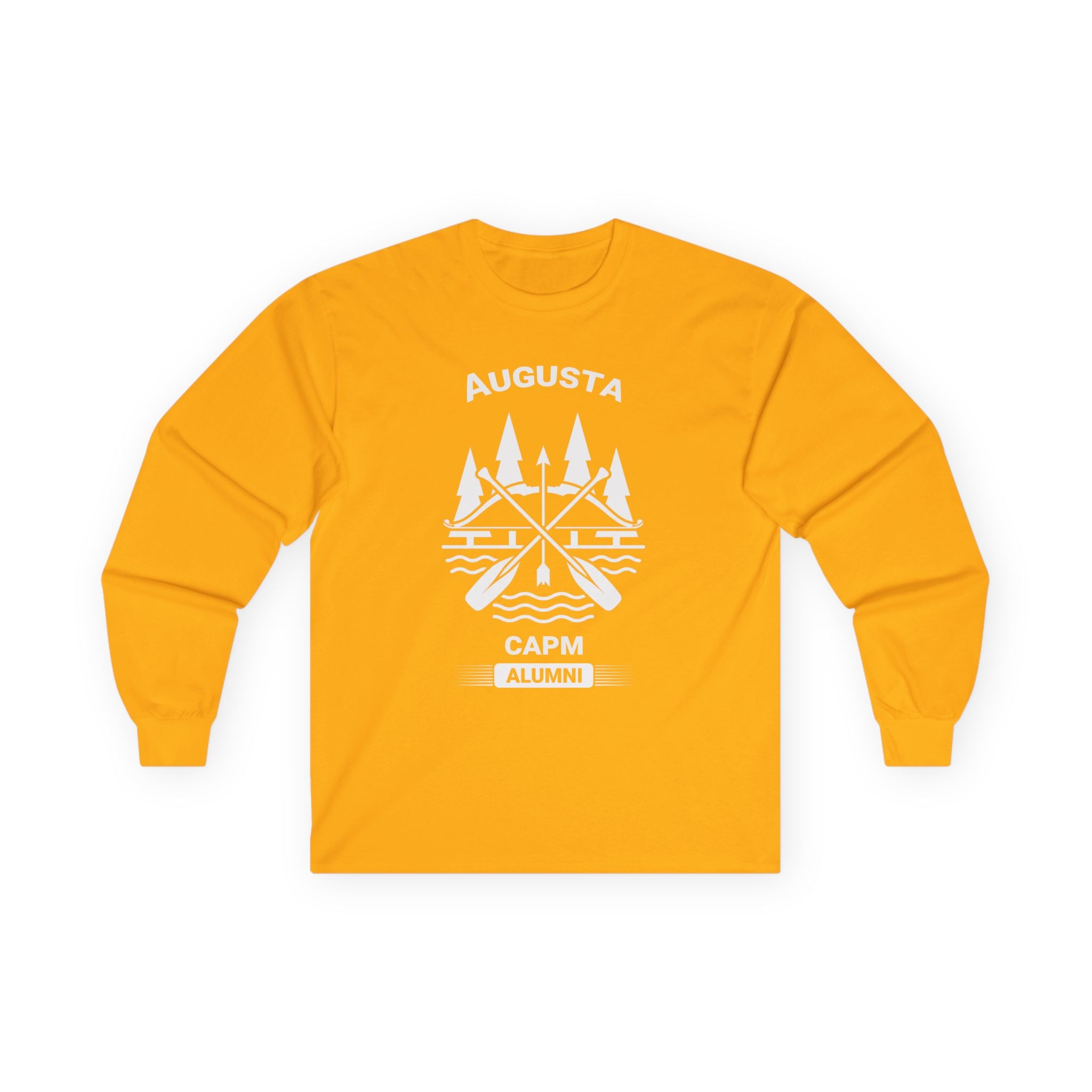 Augusta Scenic Long Sleeve Tee — Vintage Mountain Road Graphic