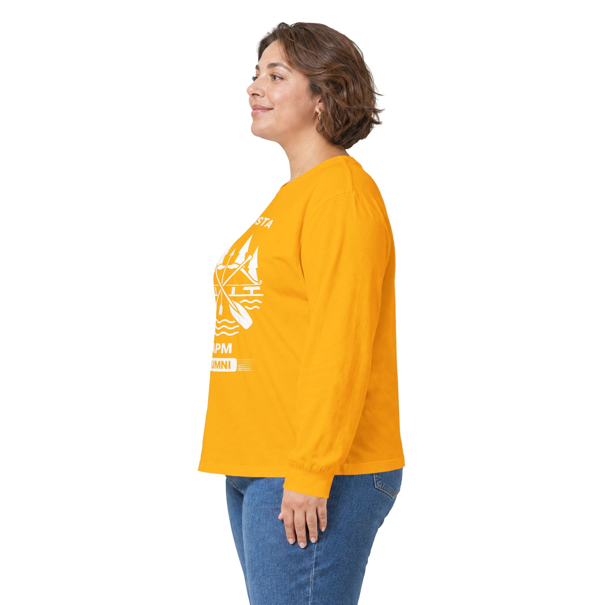 Augusta Scenic Long Sleeve Tee — Vintage Mountain Road Graphic
