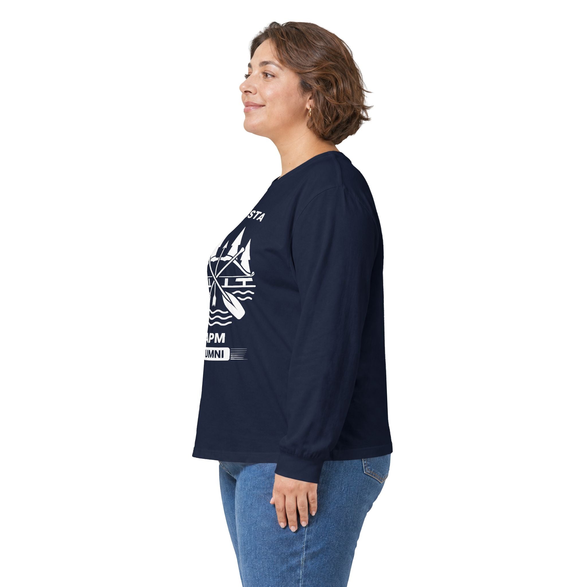 Augusta Scenic Long Sleeve Tee — Vintage Mountain Road Graphic